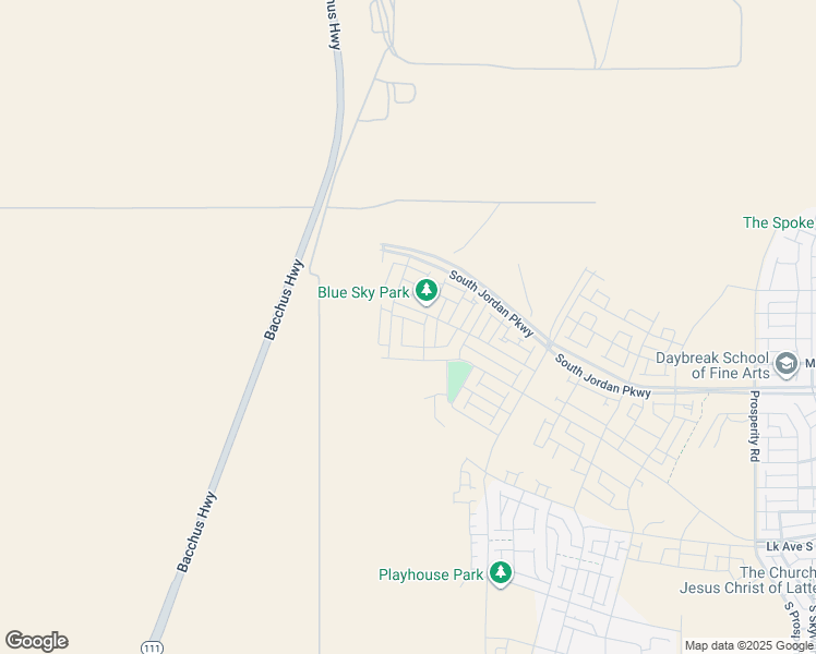 map of restaurants, bars, coffee shops, grocery stores, and more near 11184 South Easy Bee Road in South Jordan