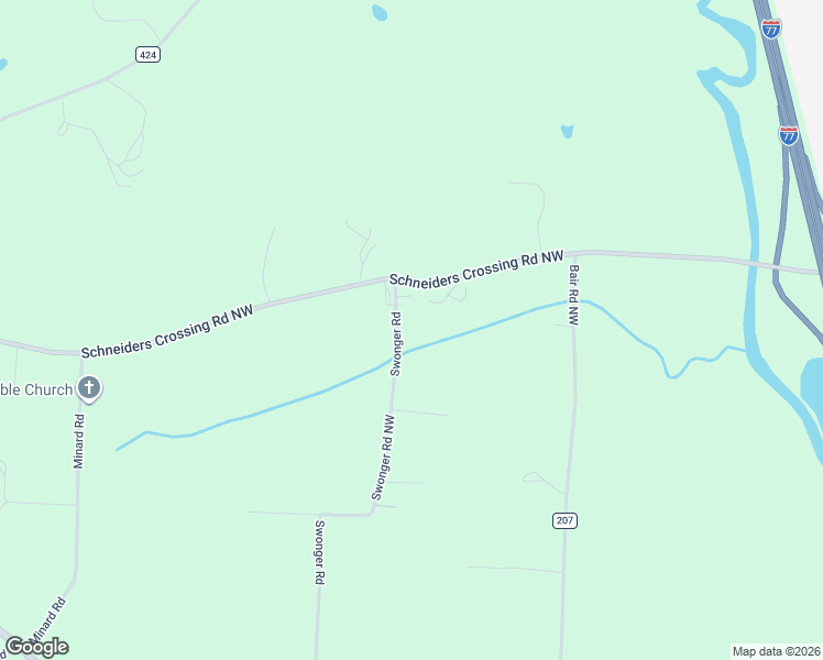 map of restaurants, bars, coffee shops, grocery stores, and more near 4485-4557 Swonger Road in Dover