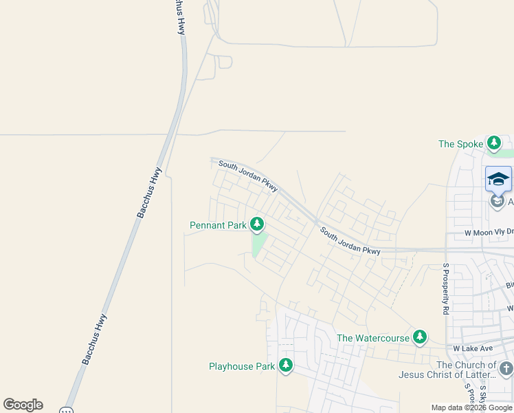 map of restaurants, bars, coffee shops, grocery stores, and more near 6998 West Granbury Drive in South Jordan