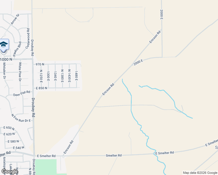 map of restaurants, bars, coffee shops, grocery stores, and more near 1503 East 970 North in Tooele