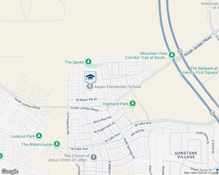 map of restaurants, bars, coffee shops, grocery stores, and more near 11182 South Old Bridge Road in South Jordan