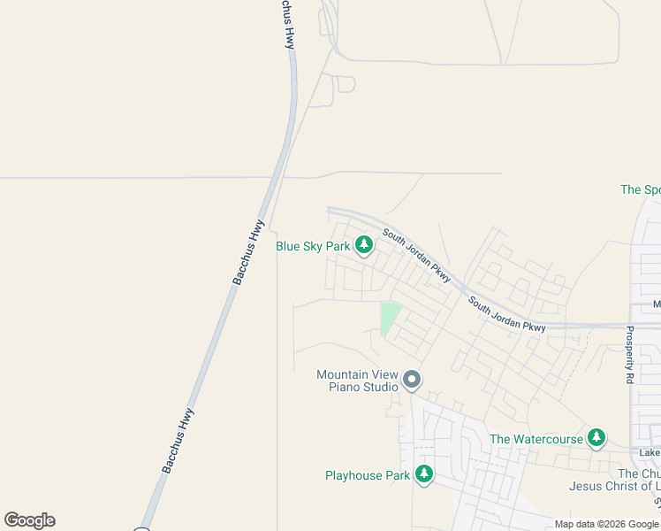 map of restaurants, bars, coffee shops, grocery stores, and more near 11174 South Fordman Way in South Jordan