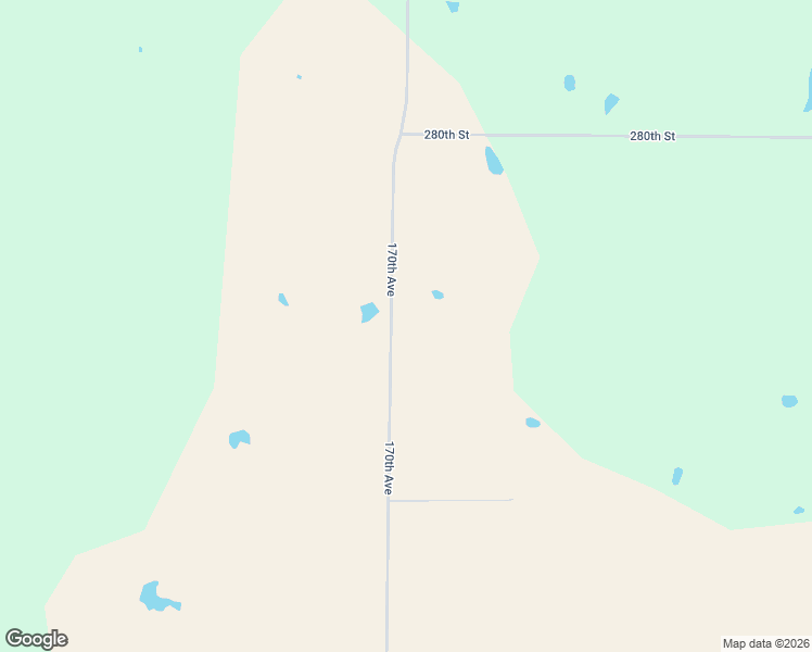 map of restaurants, bars, coffee shops, grocery stores, and more near 2842 170th Avenue in Argyle