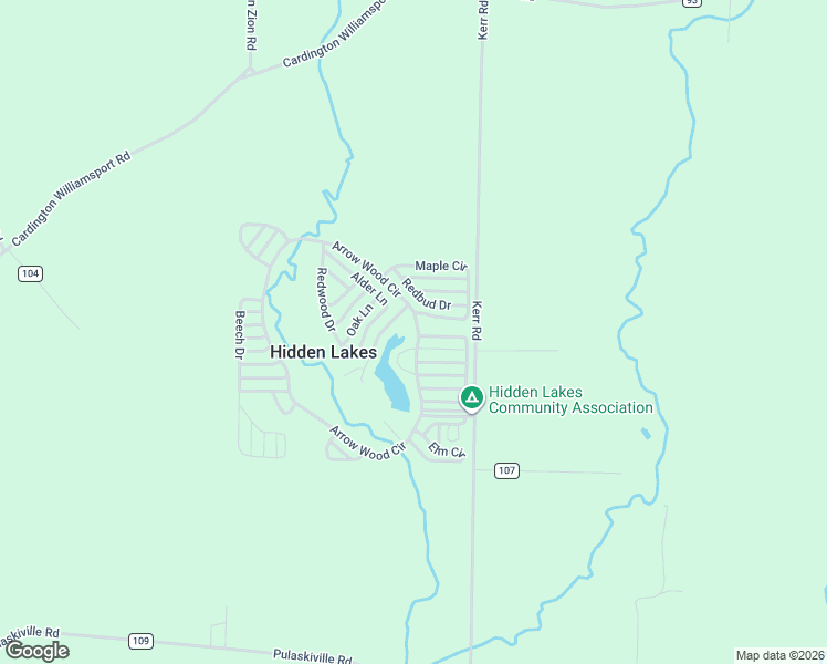 map of restaurants, bars, coffee shops, grocery stores, and more near 164 Peach Circle in Mount Gilead