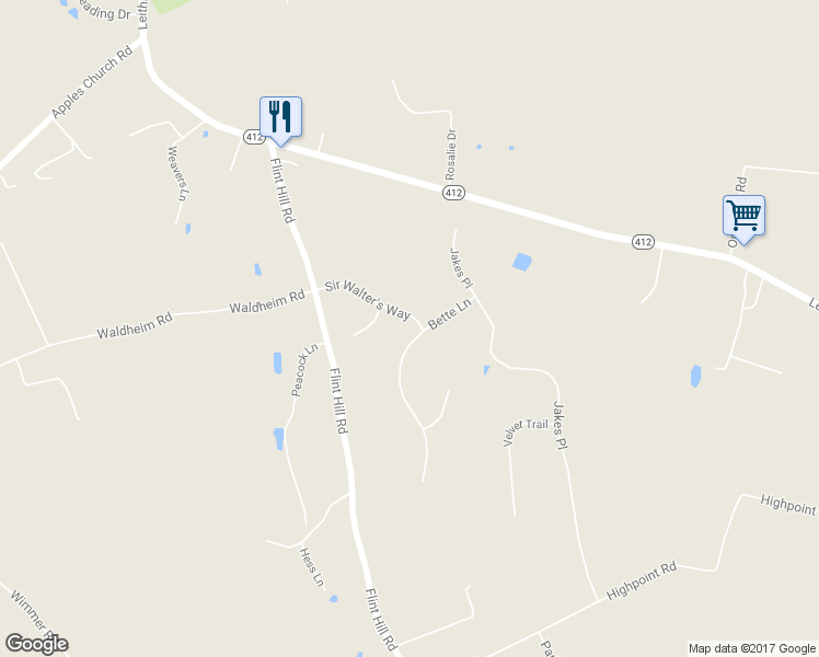 map of restaurants, bars, coffee shops, grocery stores, and more near 1522 Bette Lane in Hellertown
