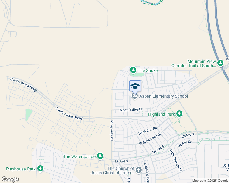 map of restaurants, bars, coffee shops, grocery stores, and more near 6478 West Arranmore Drive in South Jordan