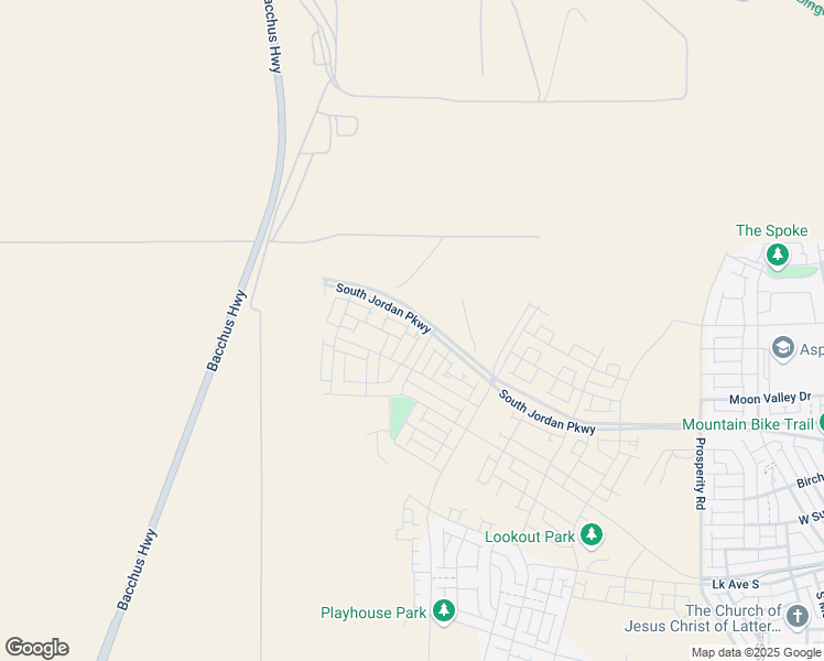 map of restaurants, bars, coffee shops, grocery stores, and more near 11137 South Cheviot Hills Lane in South Jordan