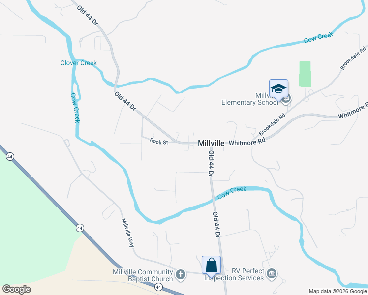 map of restaurants, bars, coffee shops, grocery stores, and more near 24123 Old 44 Drive in Millville