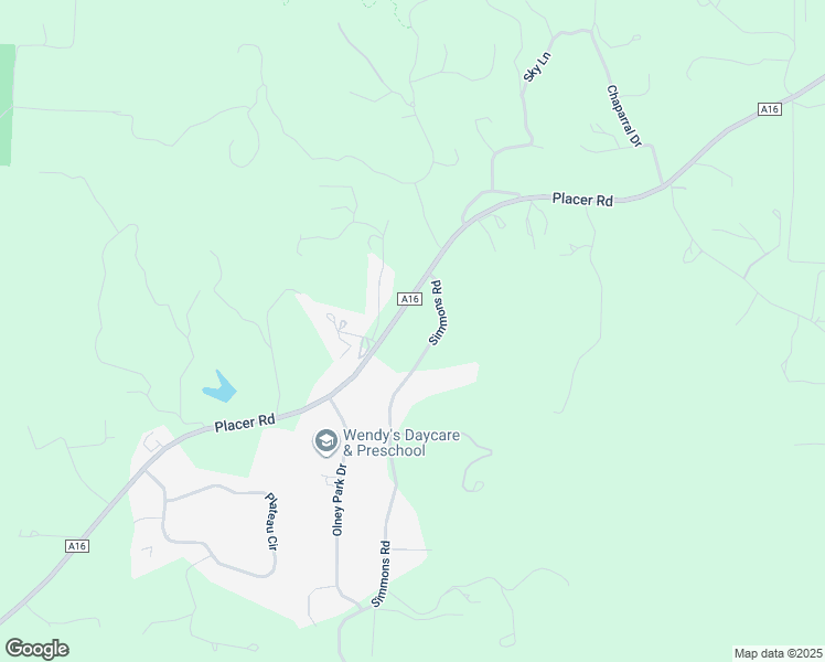 map of restaurants, bars, coffee shops, grocery stores, and more near 9098 Simmons Road in Redding