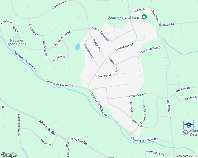 map of restaurants, bars, coffee shops, grocery stores, and more near 4 Deer Pond Court in Flemington