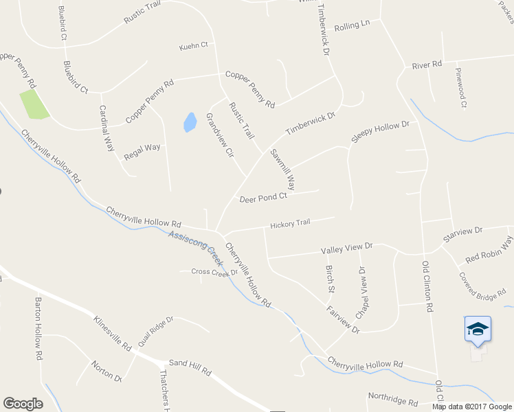 map of restaurants, bars, coffee shops, grocery stores, and more near 4 Deer Pond Court in Flemington