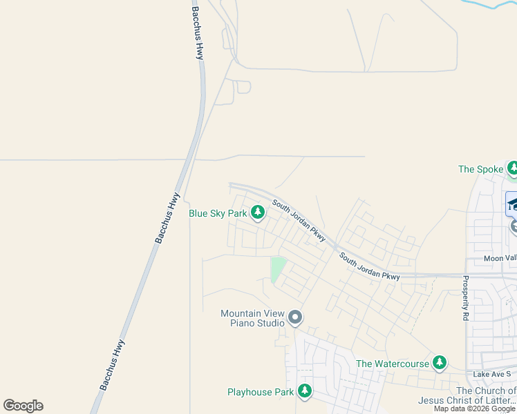map of restaurants, bars, coffee shops, grocery stores, and more near 7046 West Swansea Drive in South Jordan