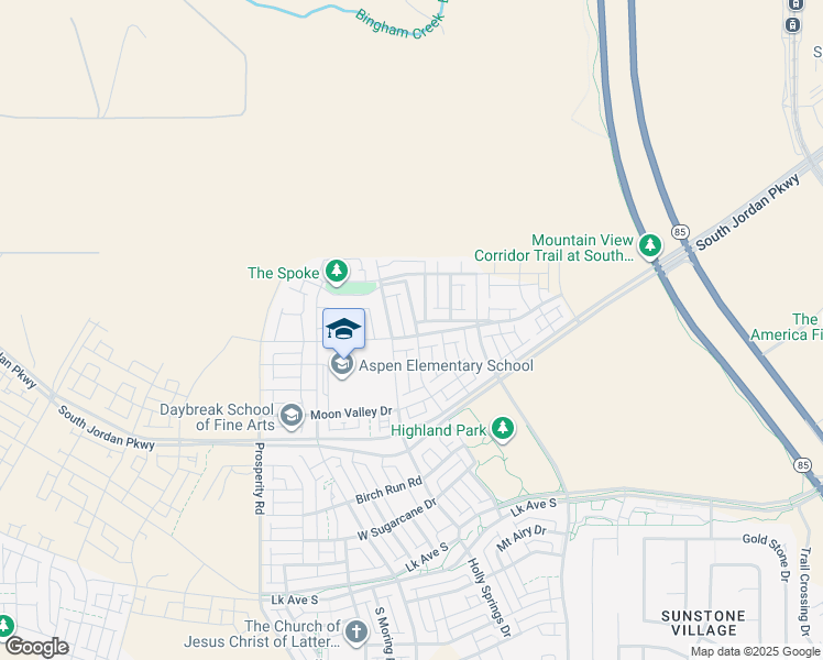 map of restaurants, bars, coffee shops, grocery stores, and more near 11108 South Old Bridge Road in South Jordan