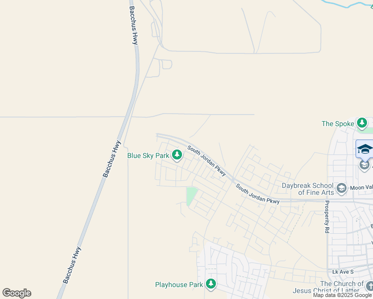 map of restaurants, bars, coffee shops, grocery stores, and more near 11394 South Watercourse Road in South Jordan