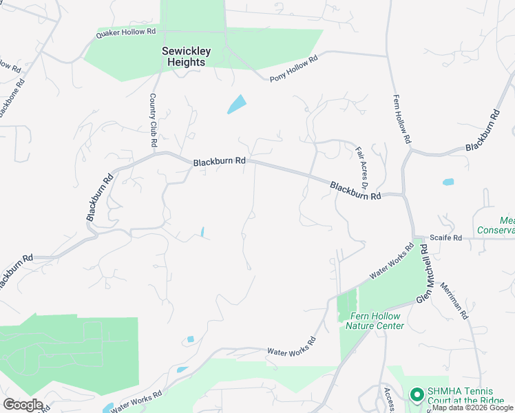 map of restaurants, bars, coffee shops, grocery stores, and more near 859 Blackburn Road in Sewickley