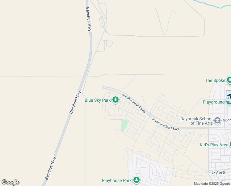 map of restaurants, bars, coffee shops, grocery stores, and more near 7043 South Jordan Parkway West in South Jordan