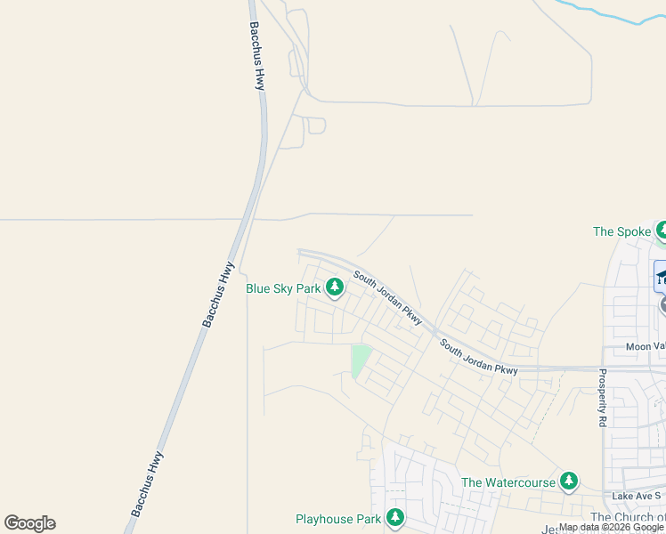 map of restaurants, bars, coffee shops, grocery stores, and more near 7047 South Jordan Parkway West in South Jordan