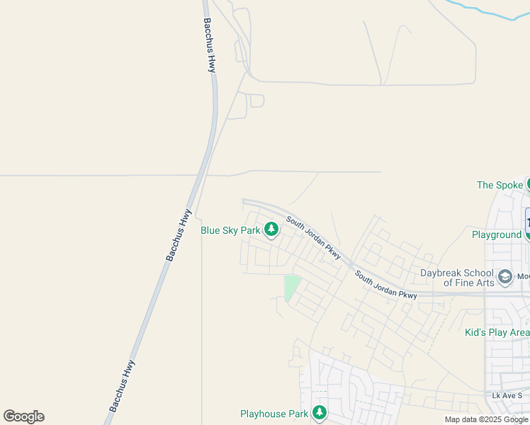 map of restaurants, bars, coffee shops, grocery stores, and more near 7059 South Jordan Parkway West in South Jordan