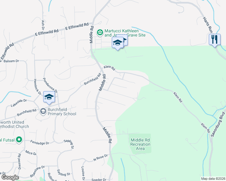 map of restaurants, bars, coffee shops, grocery stores, and more near 113 Dennis Drive in Glenshaw