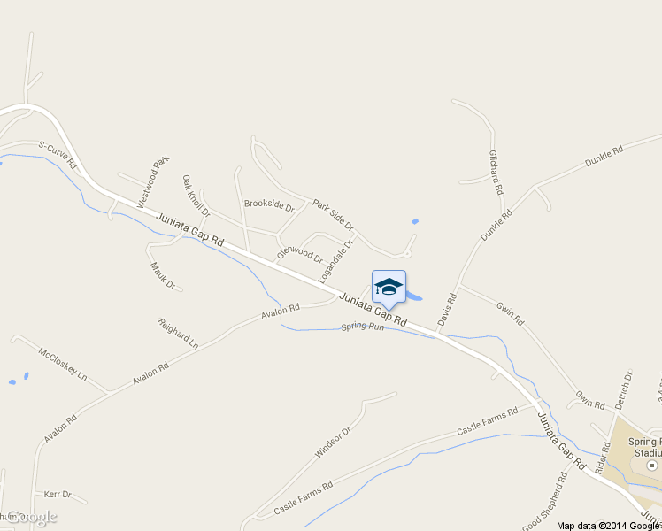 map of restaurants, bars, coffee shops, grocery stores, and more near Logandale Drive in Altoona