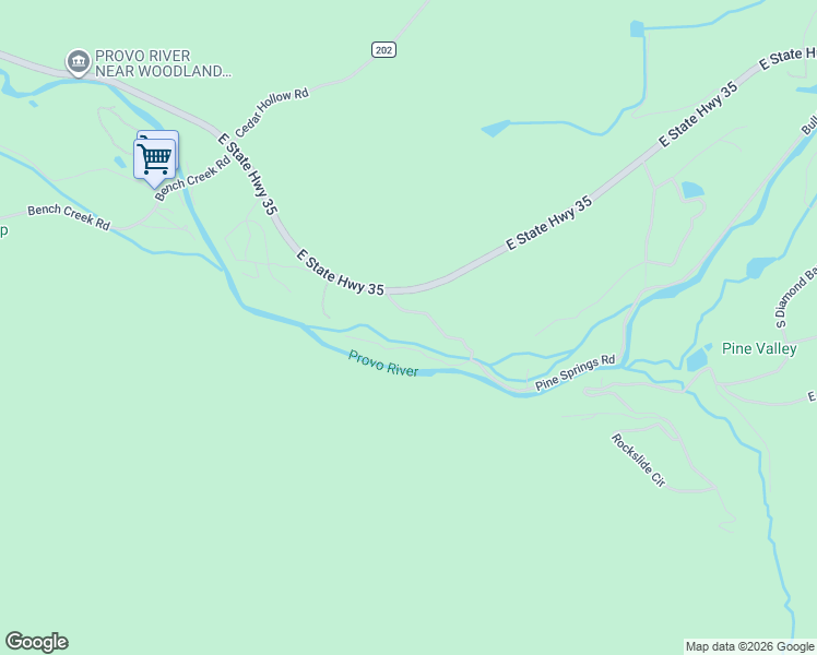 map of restaurants, bars, coffee shops, grocery stores, and more near 6500 East State Highway 35 in Kamas
