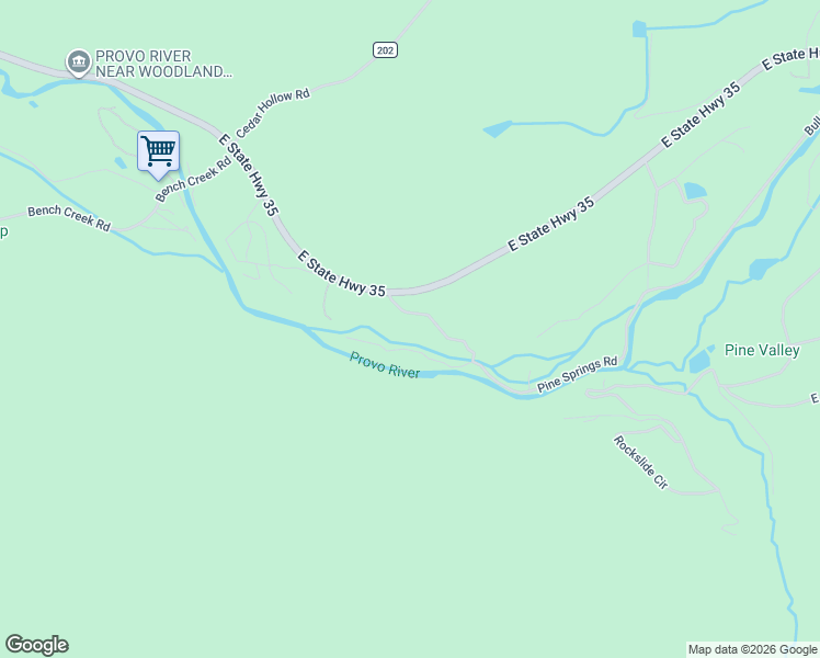 map of restaurants, bars, coffee shops, grocery stores, and more near 6500 East State Highway 35 in Kamas