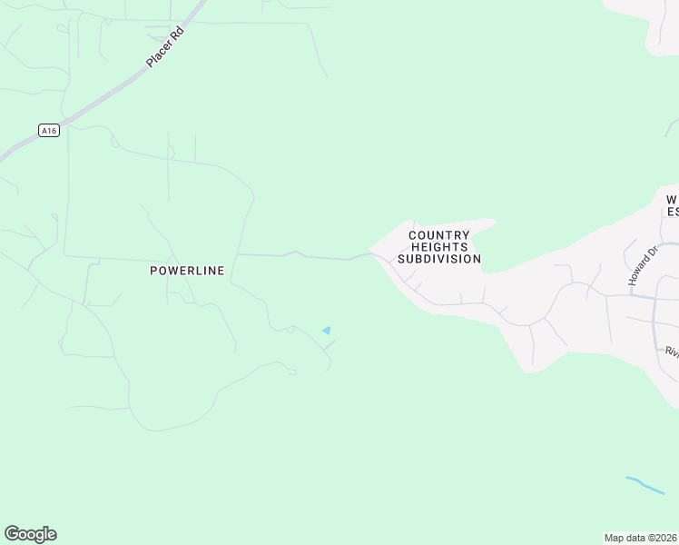 map of restaurants, bars, coffee shops, grocery stores, and more near 16961 Weseman Rd in Redding