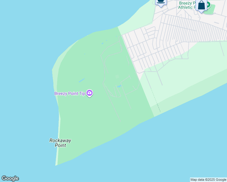 map of restaurants, bars, coffee shops, grocery stores, and more near 4-22 Rockaway Point Boulevard in Queens