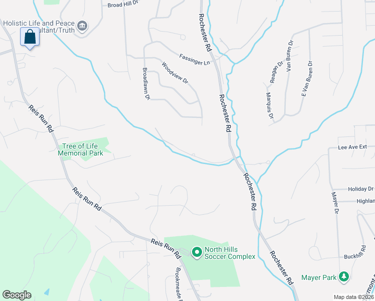 map of restaurants, bars, coffee shops, grocery stores, and more near 176 Old English Road in Pittsburgh