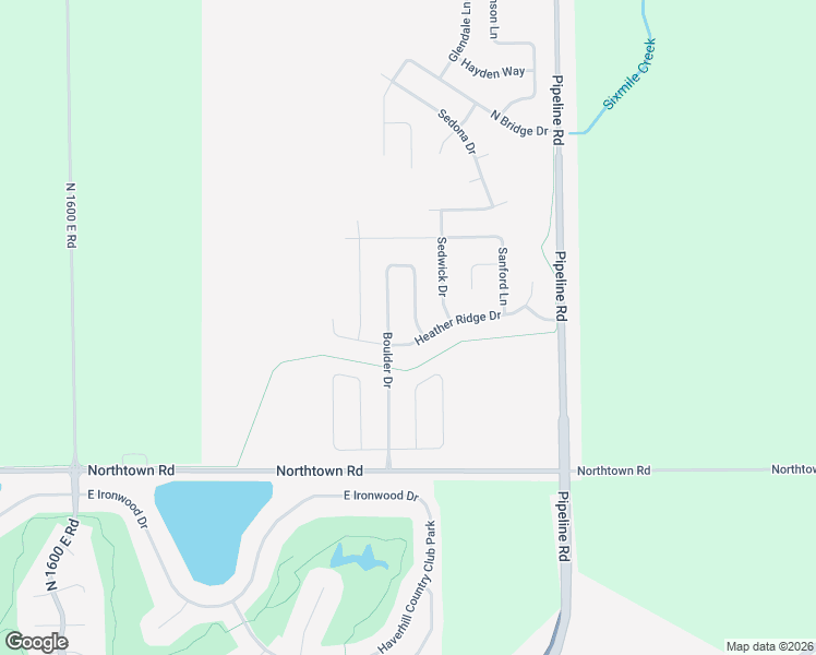 map of restaurants, bars, coffee shops, grocery stores, and more near 2217 Corinth Lane in Normal