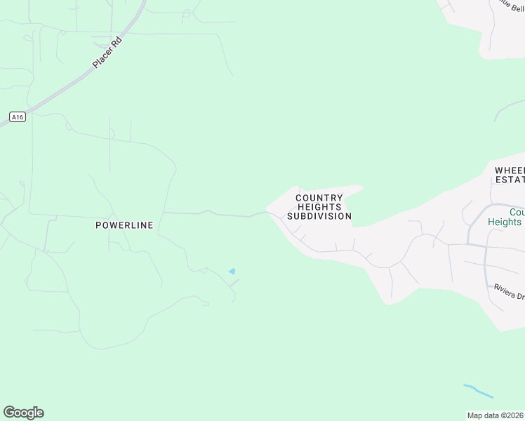 map of restaurants, bars, coffee shops, grocery stores, and more near 16961 Weseman Road in Redding