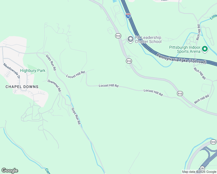 map of restaurants, bars, coffee shops, grocery stores, and more near 369 Locust Hill Road in Cheswick