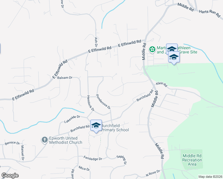 map of restaurants, bars, coffee shops, grocery stores, and more near 212 Mary Ann Drive in Glenshaw