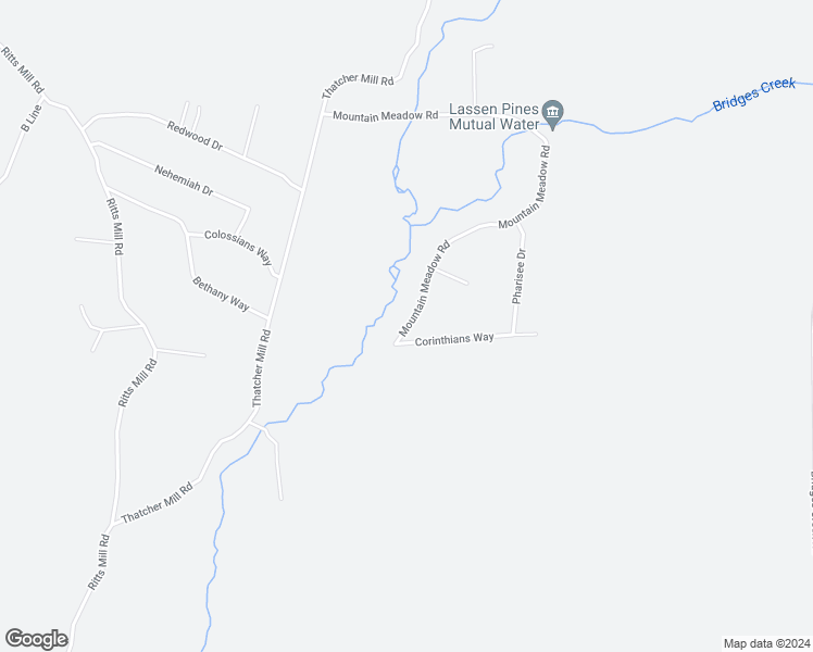 map of restaurants, bars, coffee shops, grocery stores, and more near 9232 Mountain Meadow Road in Shingletown