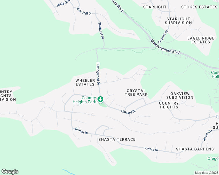 map of restaurants, bars, coffee shops, grocery stores, and more near 4311 Wild Flower Way in Redding