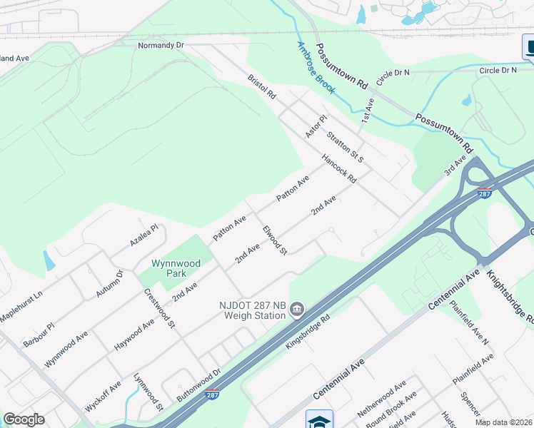 map of restaurants, bars, coffee shops, grocery stores, and more near 405 Patton Avenue in Piscataway
