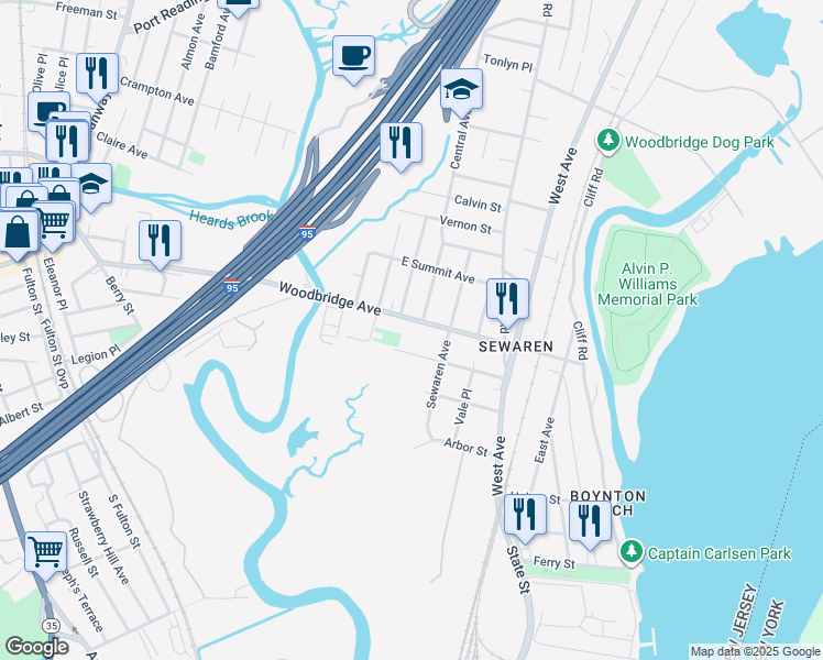 map of restaurants, bars, coffee shops, grocery stores, and more near in Boynton Beach