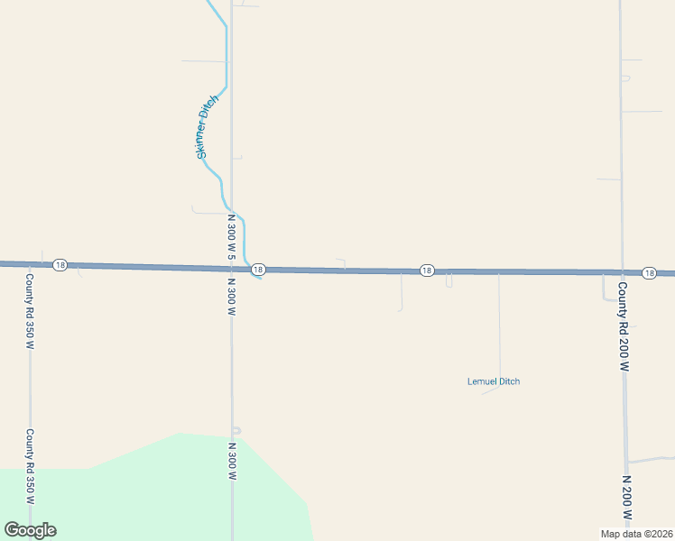 map of restaurants, bars, coffee shops, grocery stores, and more near 2712 Indiana 18 in Hartford City