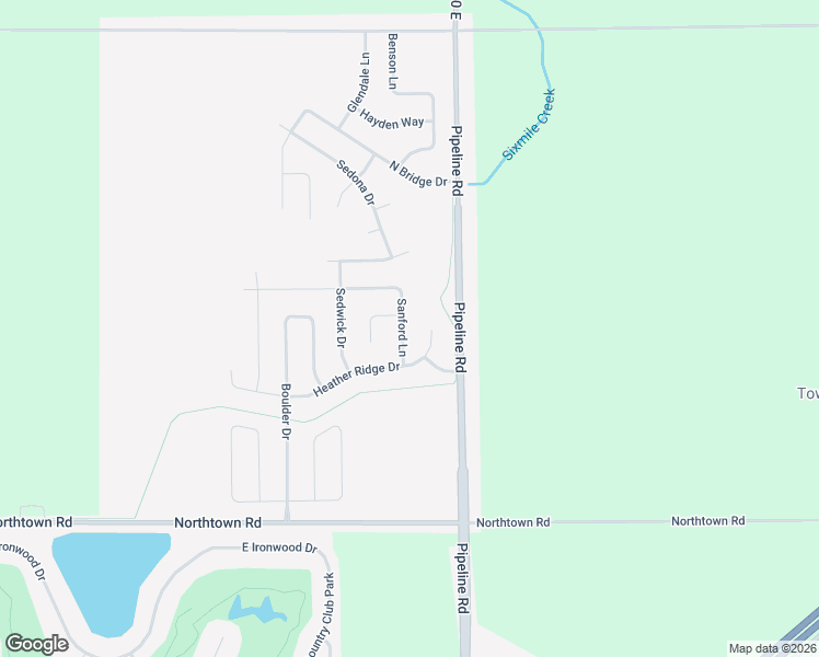 map of restaurants, bars, coffee shops, grocery stores, and more near 2389 Sanford Lane in Normal