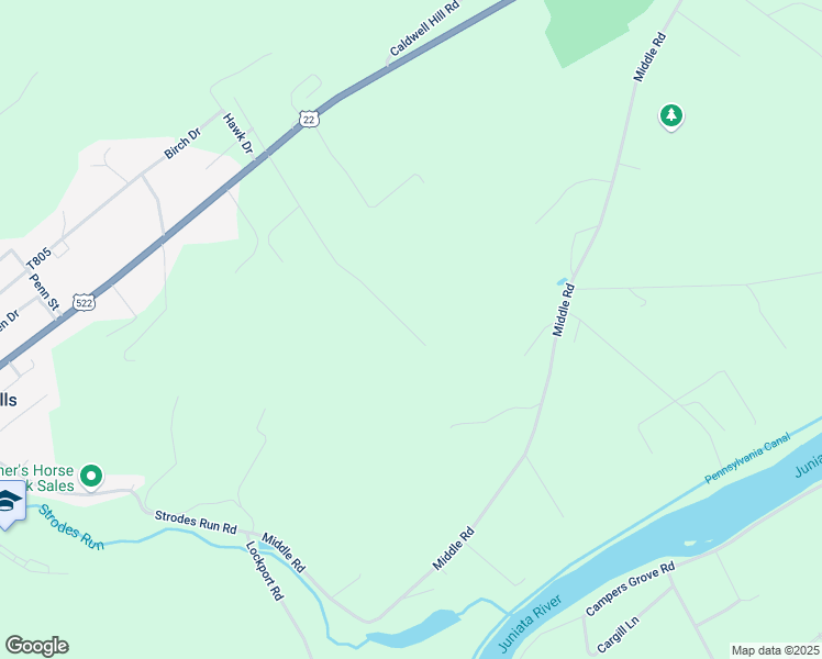 map of restaurants, bars, coffee shops, grocery stores, and more near 250 Sugartree Lane in Lewistown