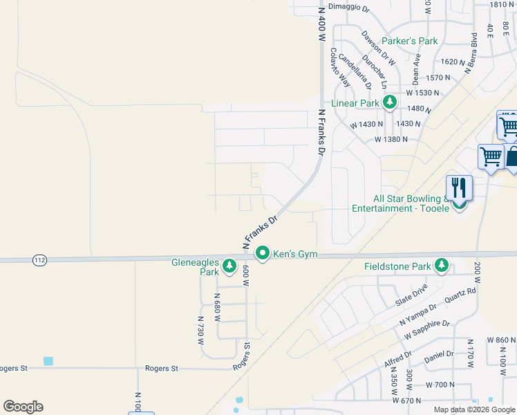 map of restaurants, bars, coffee shops, grocery stores, and more near in Tooele