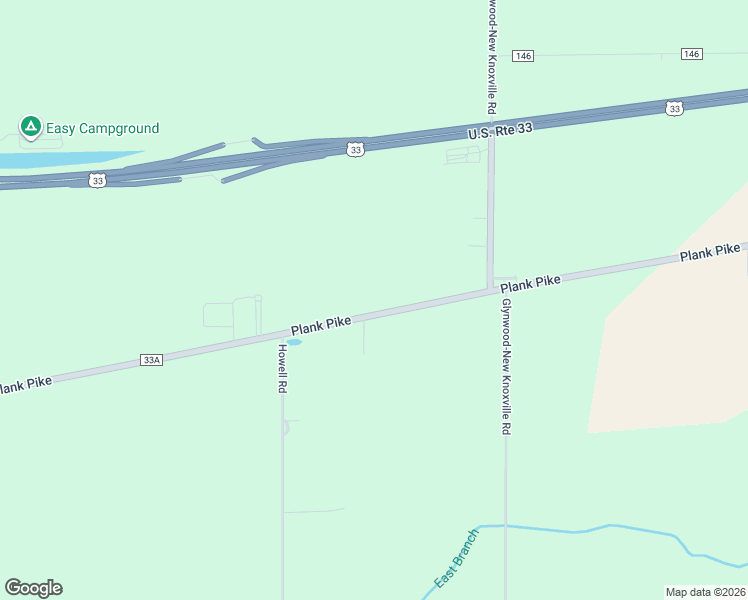 map of restaurants, bars, coffee shops, grocery stores, and more near 6761 County Road 33A in St. Marys