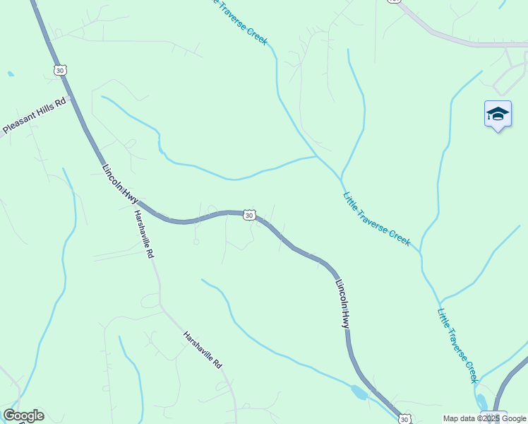 map of restaurants, bars, coffee shops, grocery stores, and more near 1482 U.S. 30 in Clinton