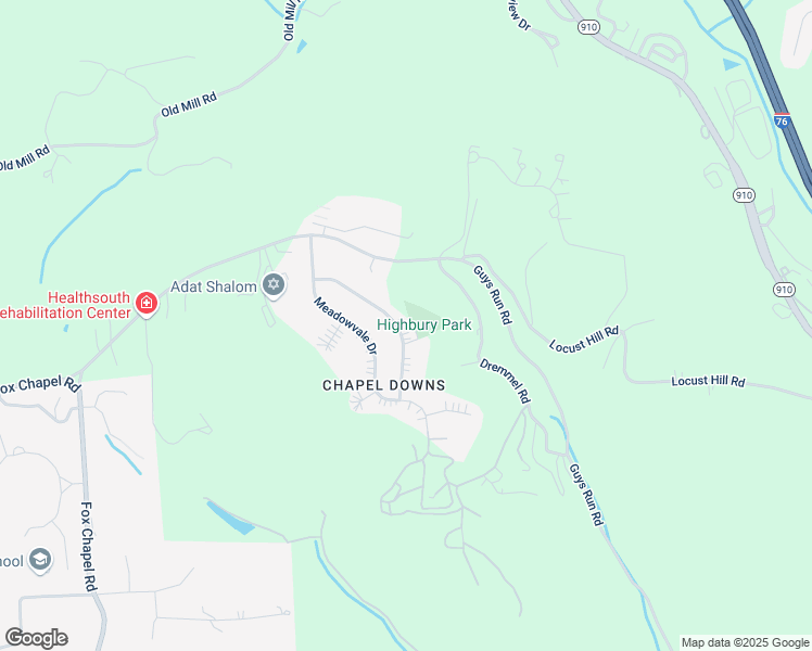 map of restaurants, bars, coffee shops, grocery stores, and more near 29 Highbury Road in Cheswick