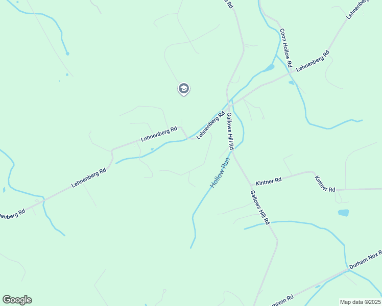map of restaurants, bars, coffee shops, grocery stores, and more near 135 Thistle Hill in Riegelsville