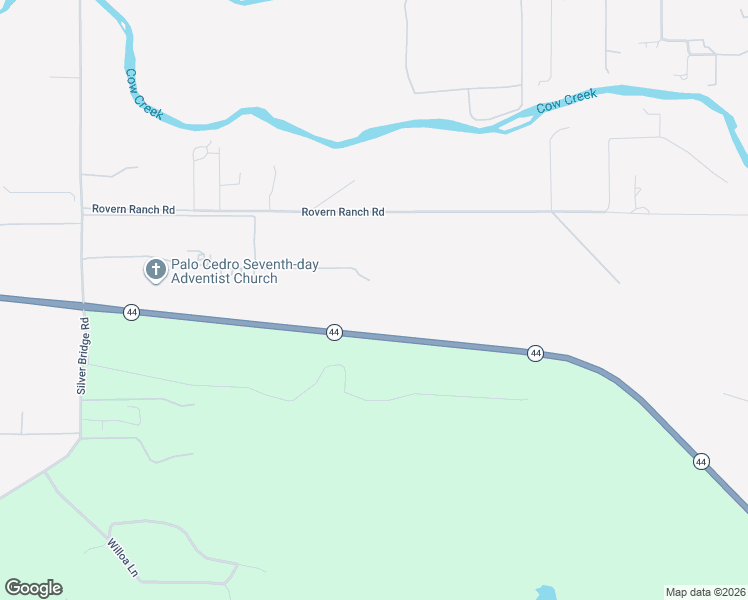 map of restaurants, bars, coffee shops, grocery stores, and more near 22797 Silverlode Lane in Palo Cedro
