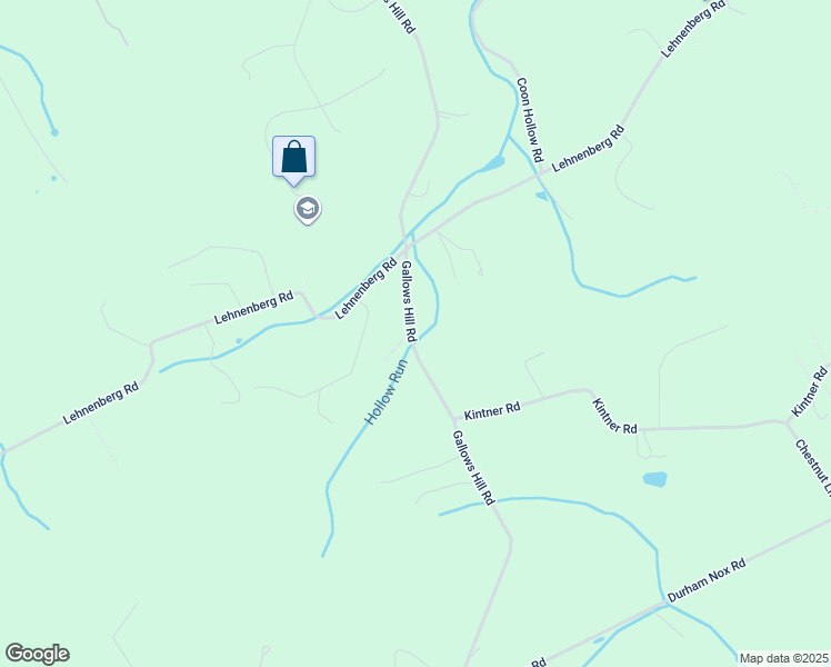map of restaurants, bars, coffee shops, grocery stores, and more near 2680 Gallows Hill Road in Bucks County