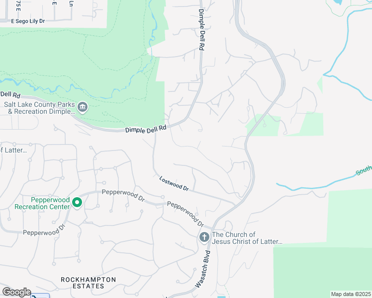 map of restaurants, bars, coffee shops, grocery stores, and more near 10912 Hidden Wood Drive in Sandy