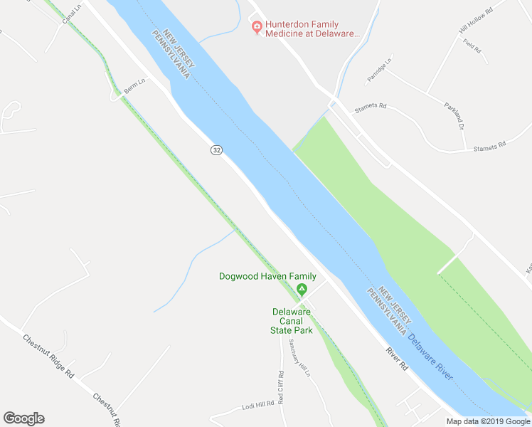 map of restaurants, bars, coffee shops, grocery stores, and more near 1330 River Road in Upper Black Eddy