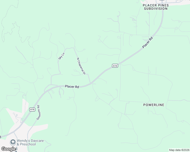 map of restaurants, bars, coffee shops, grocery stores, and more near 9380 Placer Rd in Redding